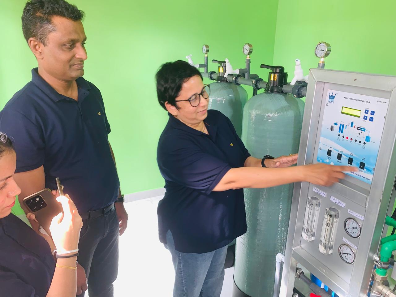 Clean water initiative at Kawuduluwewa