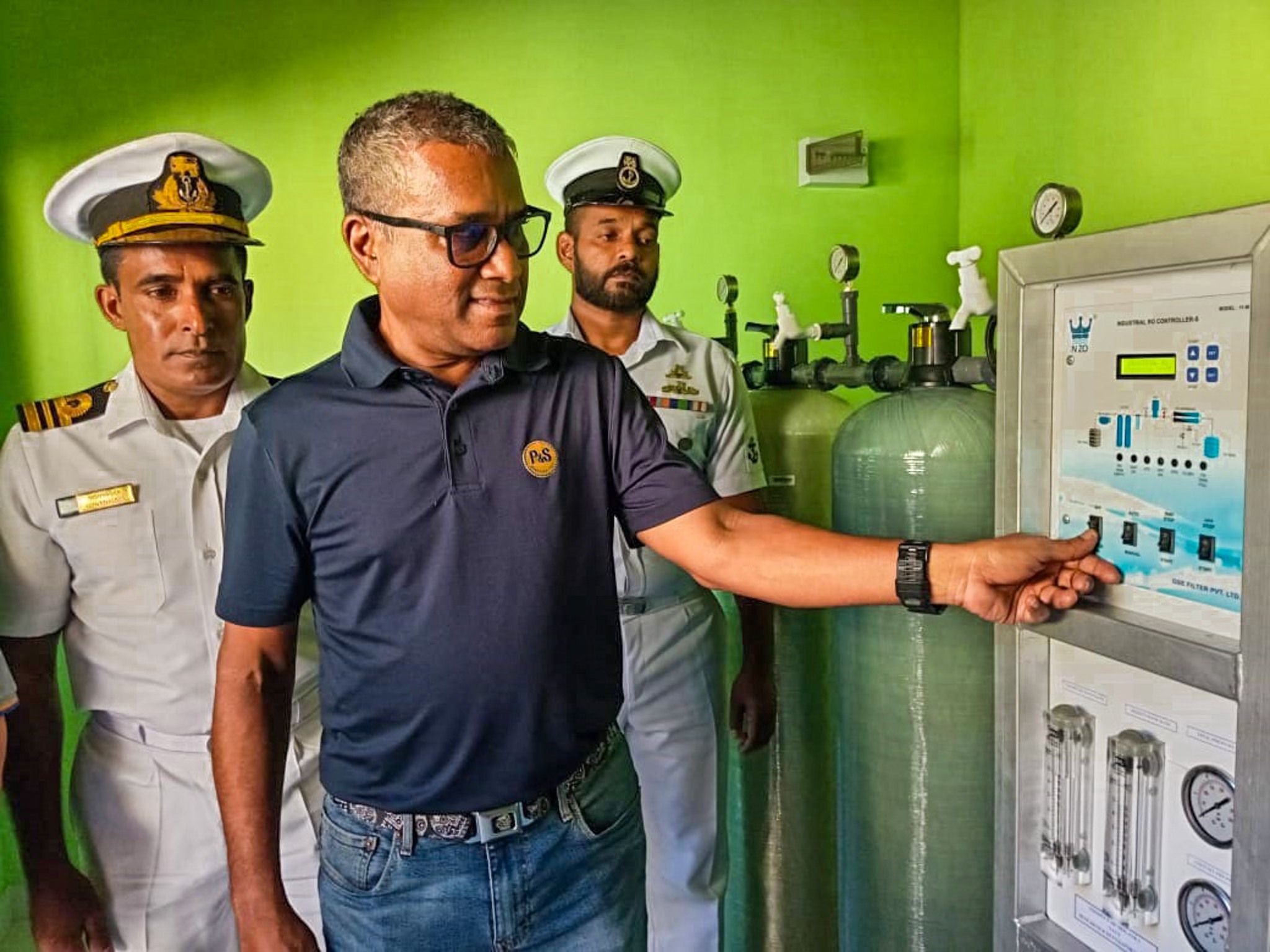 Clean water initiative at Medabedda